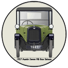 Austin Seven RB Box Saloon 1927 Coaster 6